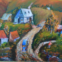 ,,Suvi´´ 122cm x 102cm , õli & akrüülik lõunedil ,,Suvi´´ 122cm x 102cm , õli & akrüülik lõunedil