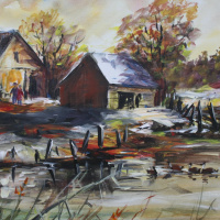 "Parte vaatamas" 75cm x 75cm, õli & akrüülik lõuendil "Parte vaatamas" 75cm x 75cm, õli & akrüülik lõuendil